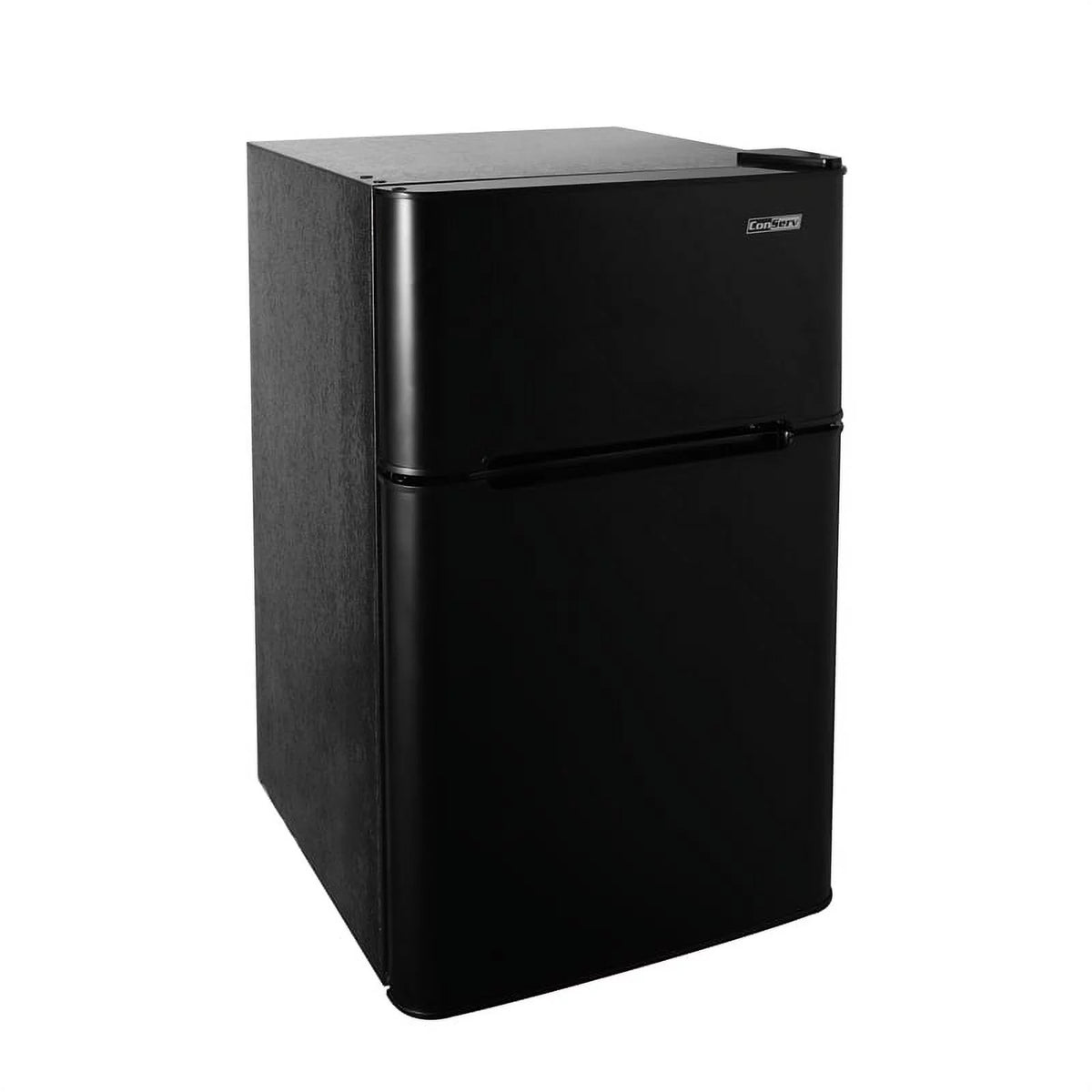 2 Door Mini Freestanding Refrigerator with Freezer in Black L35298