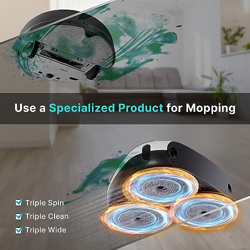Ultra Quiet Robot Mop with Remote Control G81155