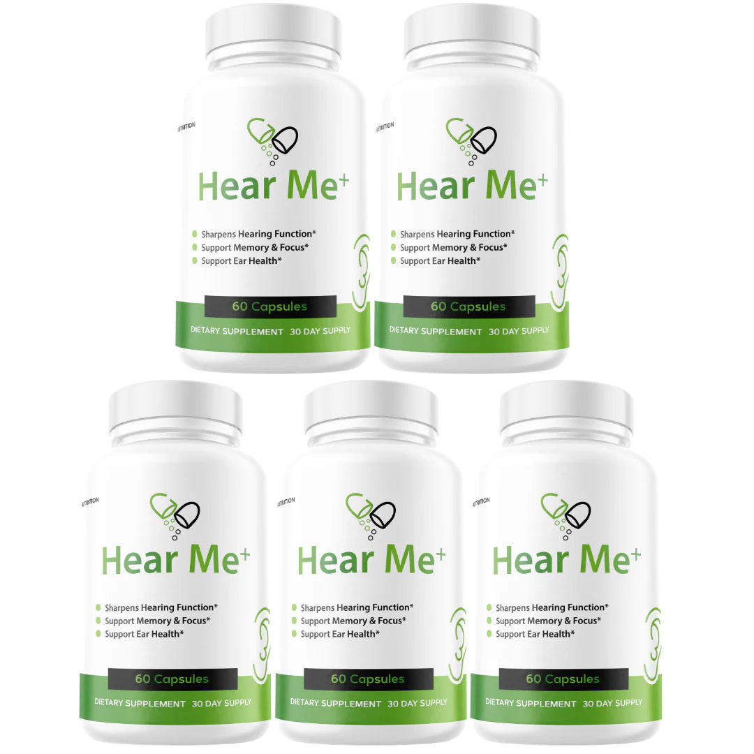 Hearing Relief Tinnitus Support Ear Health 5 Bottles O25360