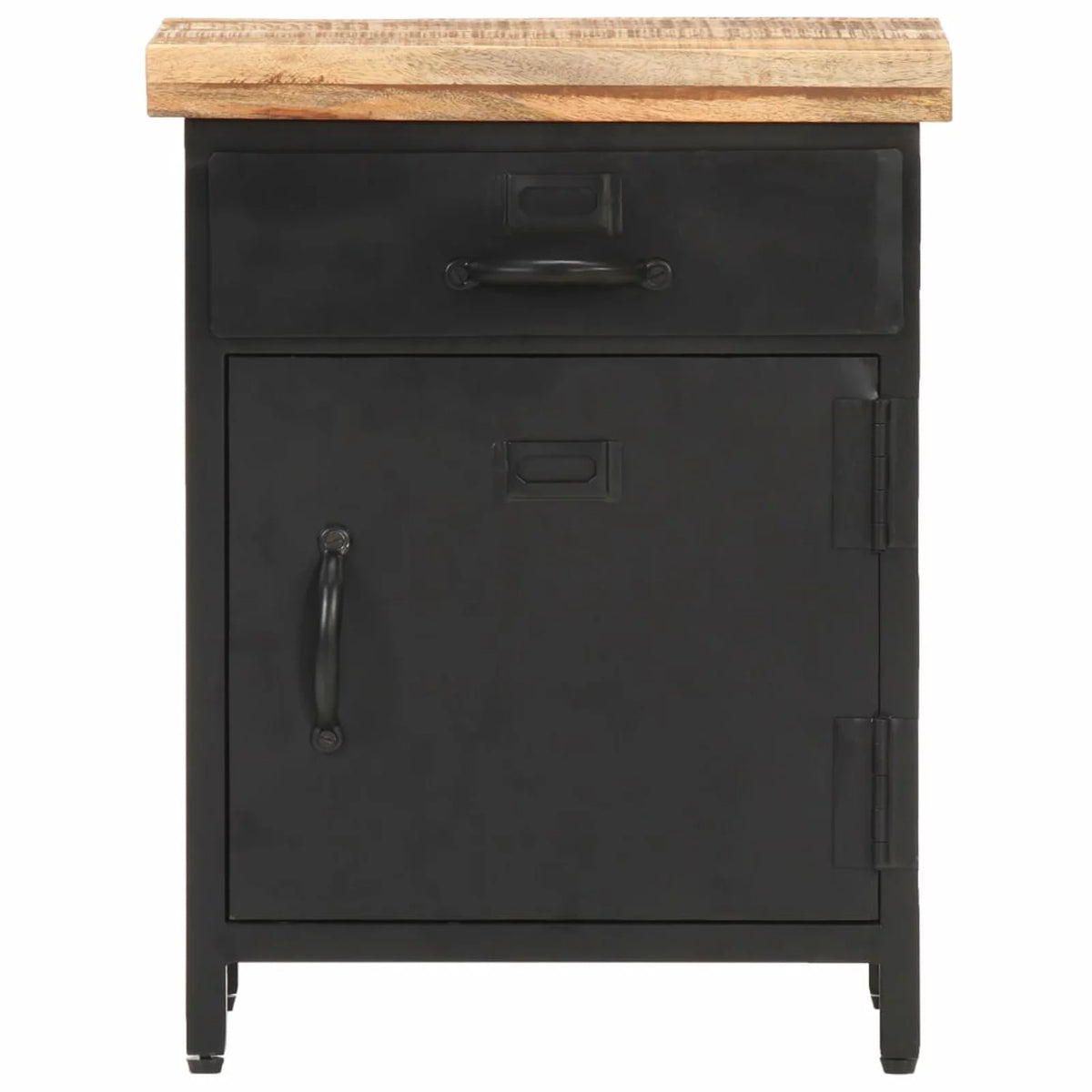 Mango Wood Bedside Cabinet with Storage Drawer G830285
