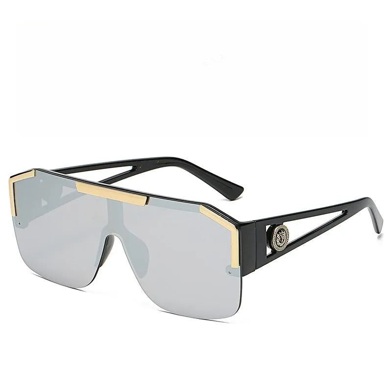 Hollowed-out One-piece Lens Sunglasses S788126