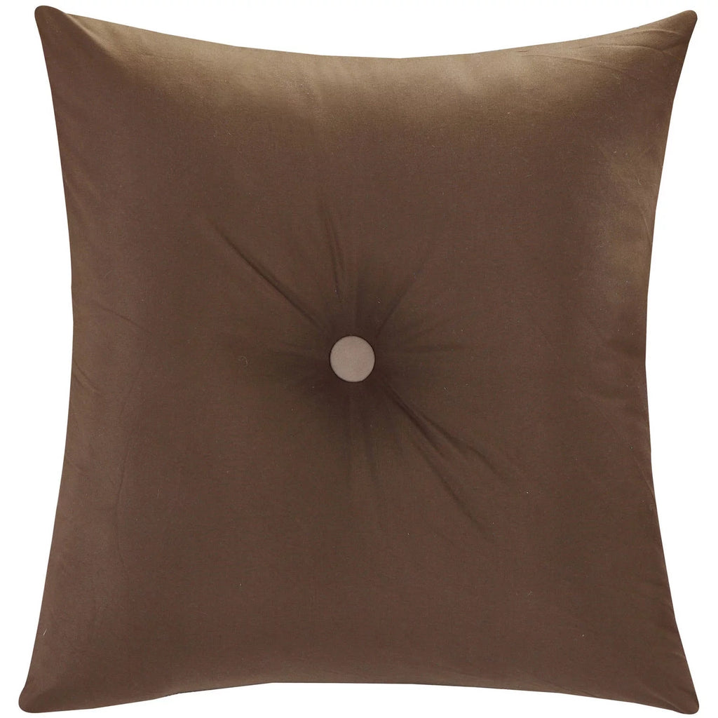 8-Piece Ruffled Comforter Set King Taupe I7231