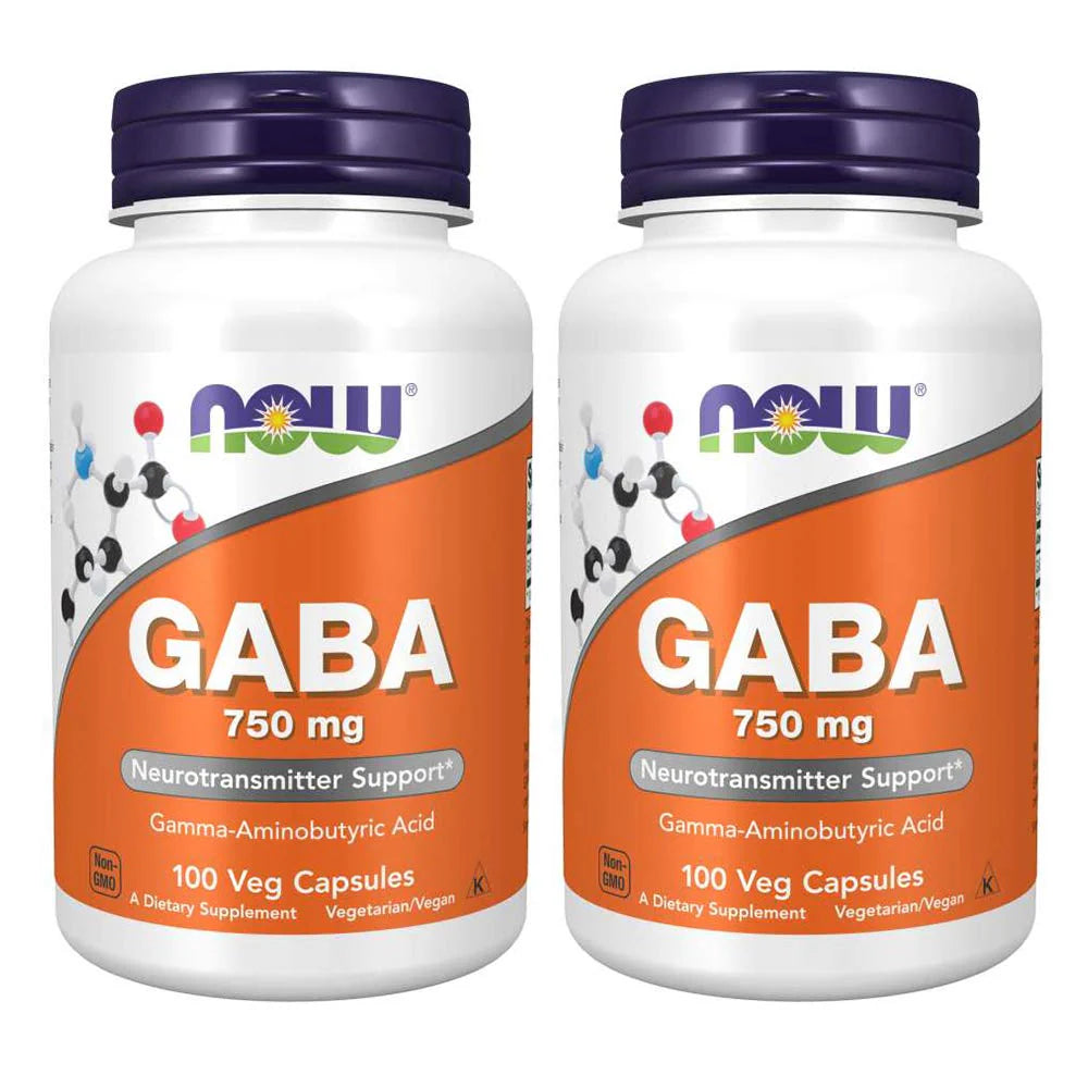 GABA 750mg 100 Vcaps 2pack R11137