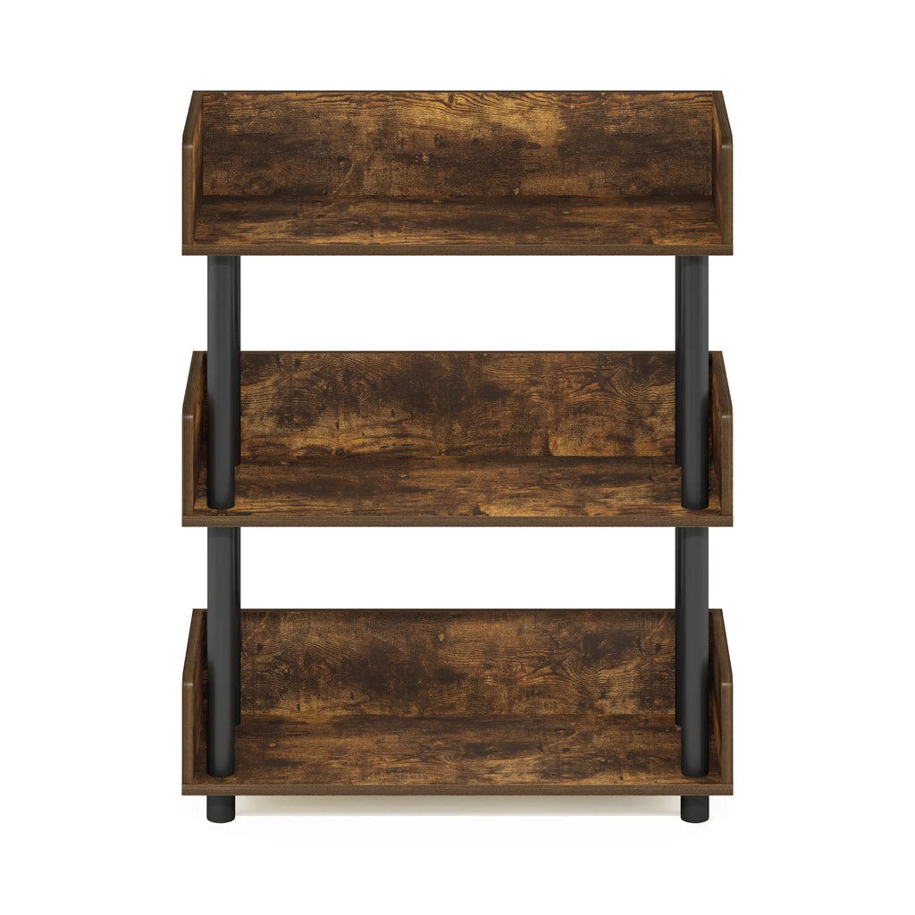 3-Tier Freestanding Display Rack Bookshelf Z26350