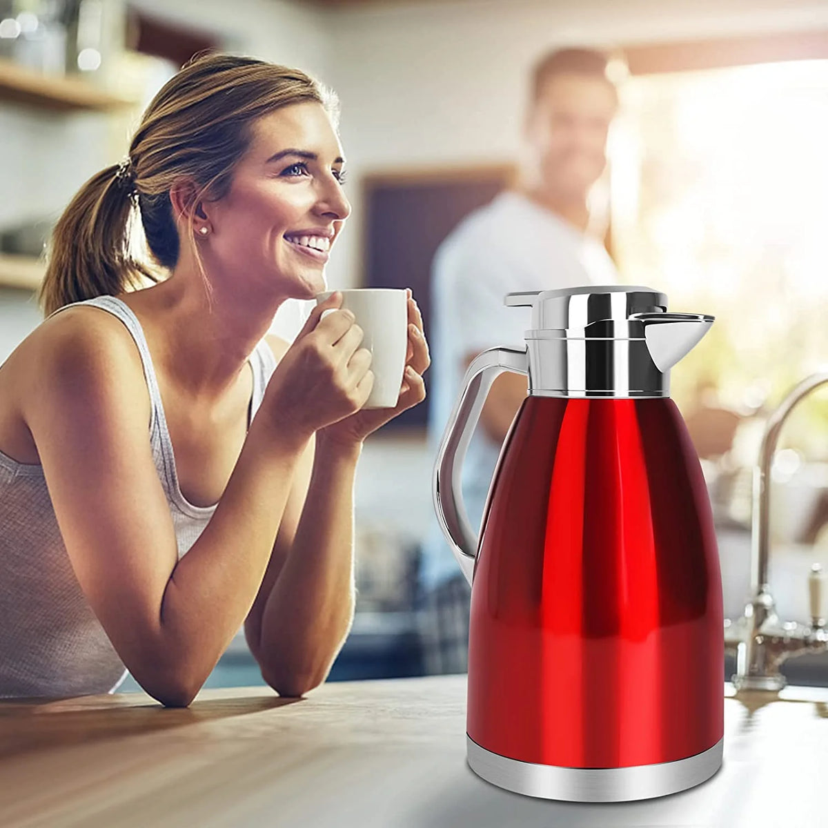 61oz Stainless Steel Insulated Thermal Coffee Carafe C3336