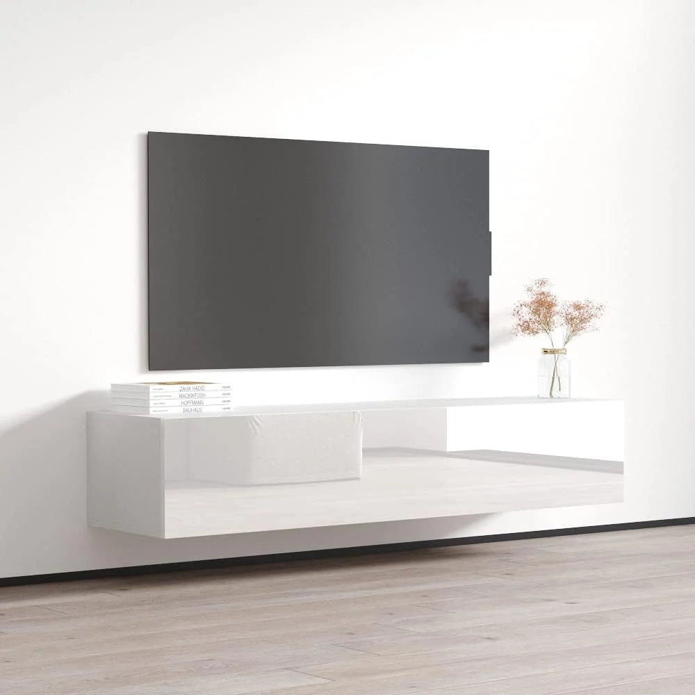 Wall Mounted TV Stand with Storage Cabinets W726