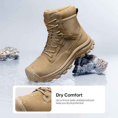 Waterproof Leather Tactical Boots H15726