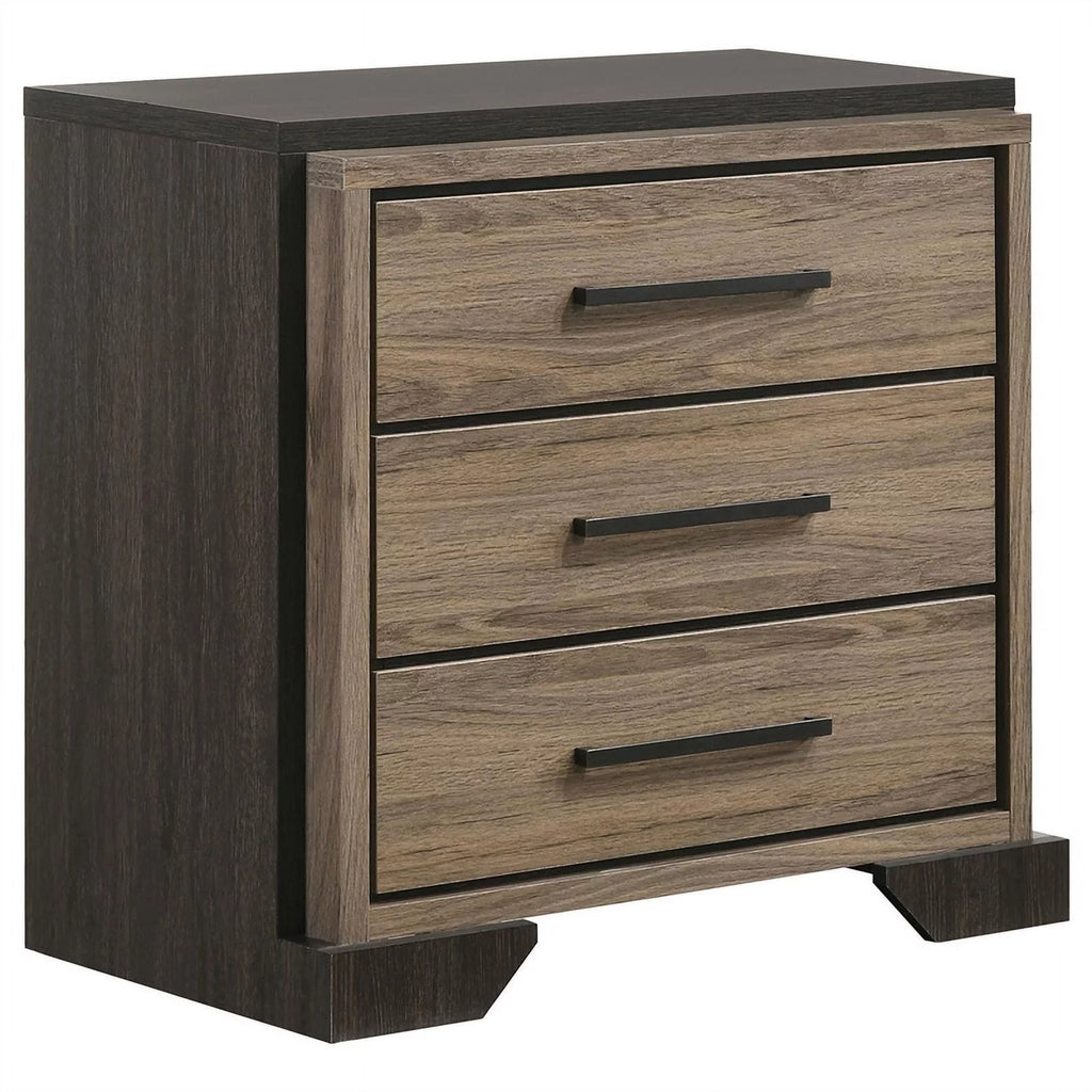 4-piece Wood California King Bedroom Set P138