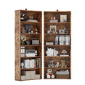 Set of 2 Floor Standing 6 Tiers 70 in Tall Bookshelves H109068