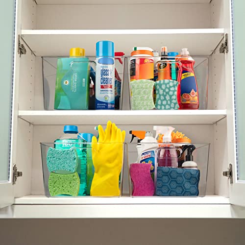 Clear Plastic Storage Bins 2 Pack Q61294