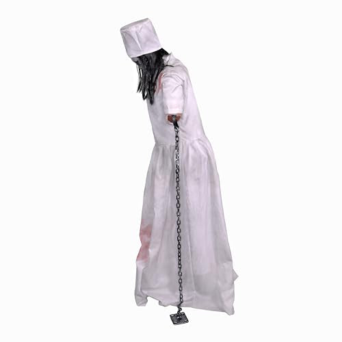 Life-Size Animatronic Halloween Decoration with Motion-Activated Sounds C65787