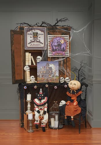 15.75" x 15.75" Light-Up Led Halloween Hanging Wall Art Tapestry C961