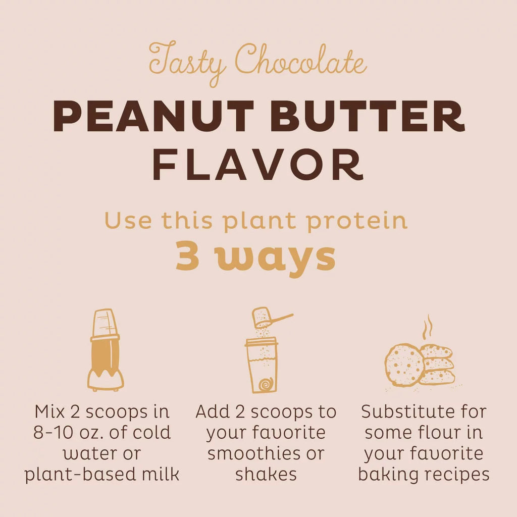 Chocolate Peanut Butter Plant Based Protein Powder X73520