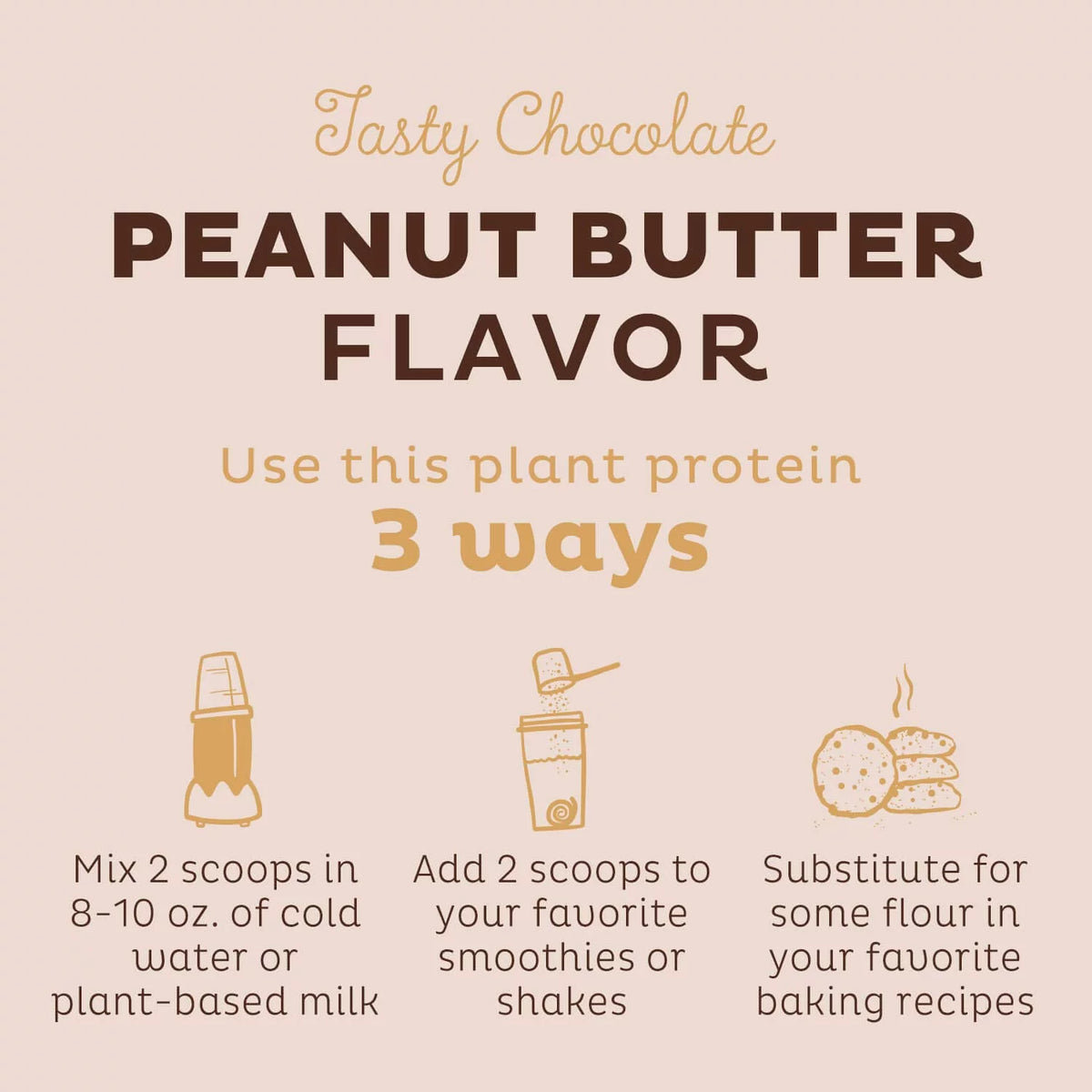 Chocolate Peanut Butter Plant Based Protein Powder X73520