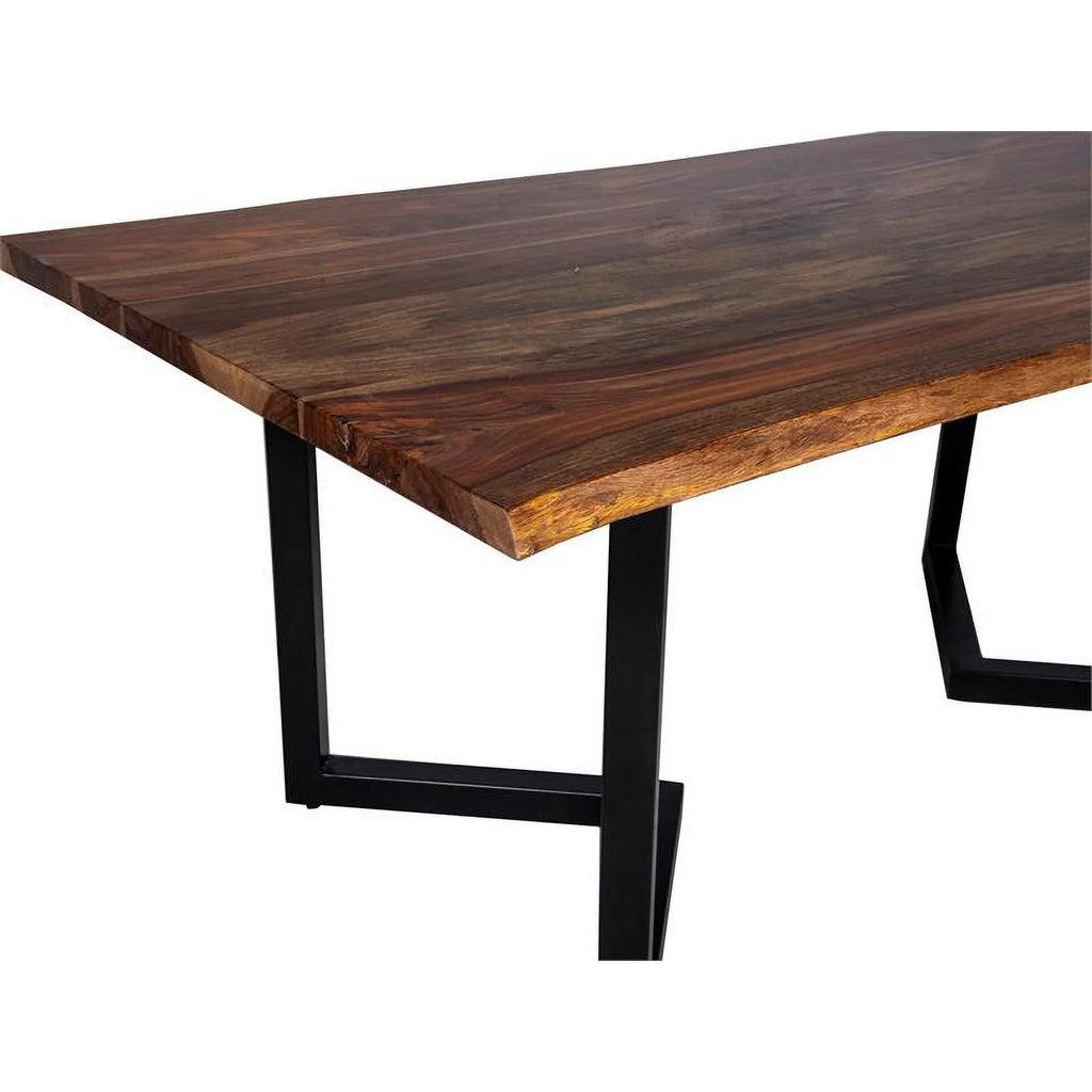 Solid Sheesham Wood Dining Table Y24770