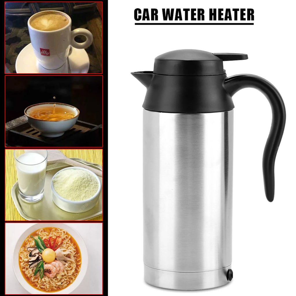 Portable 750ml 24V Travel Car Kettle Water Heater Bottle N416