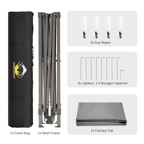 8x8 Pop Up Canopy Tent with Carry Bag Q25410