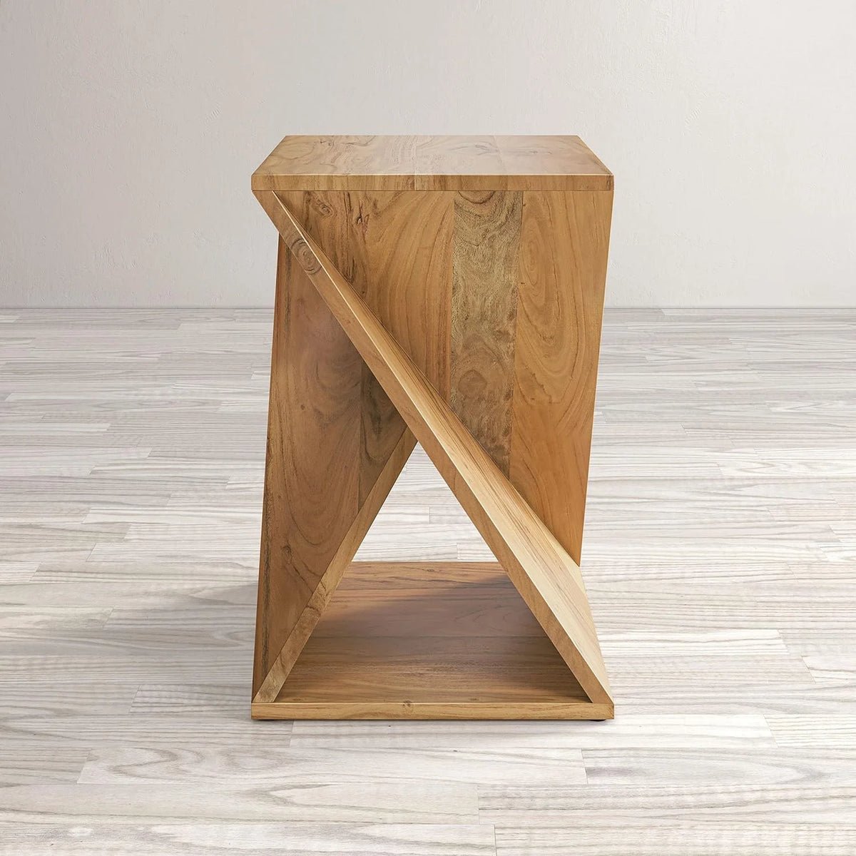 Solid Wood 24" Tall Modern Table Pre-Assembled N47298