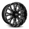 20X10 5X139.7 Gloss Black Milled Wheel W776534