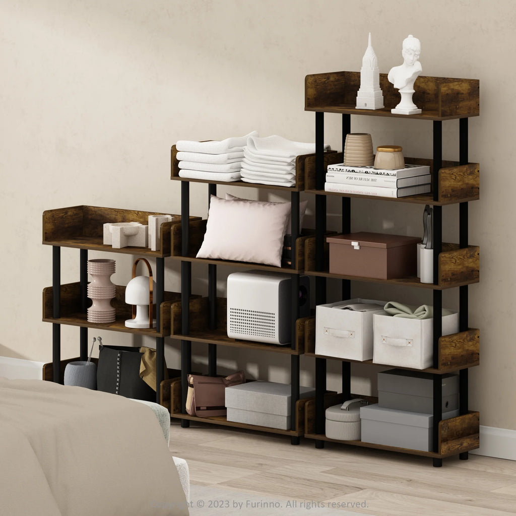 3-Tier Freestanding Display Rack Bookshelf Z26350