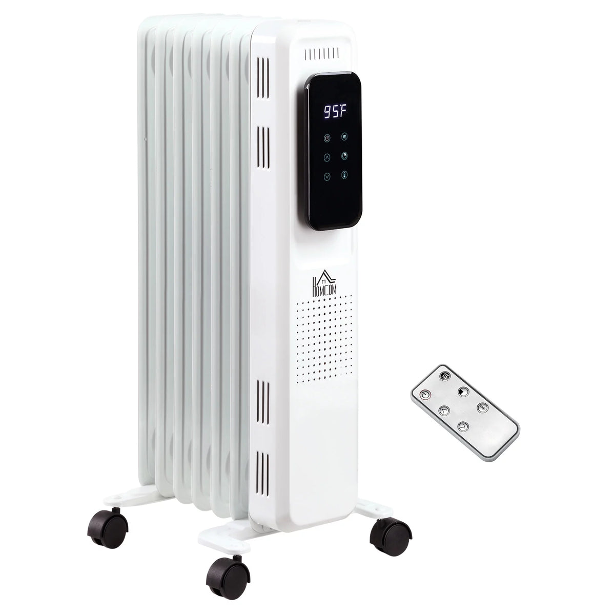 White 1500 W Electric Space Heater with 3 Modes and Timer L913061