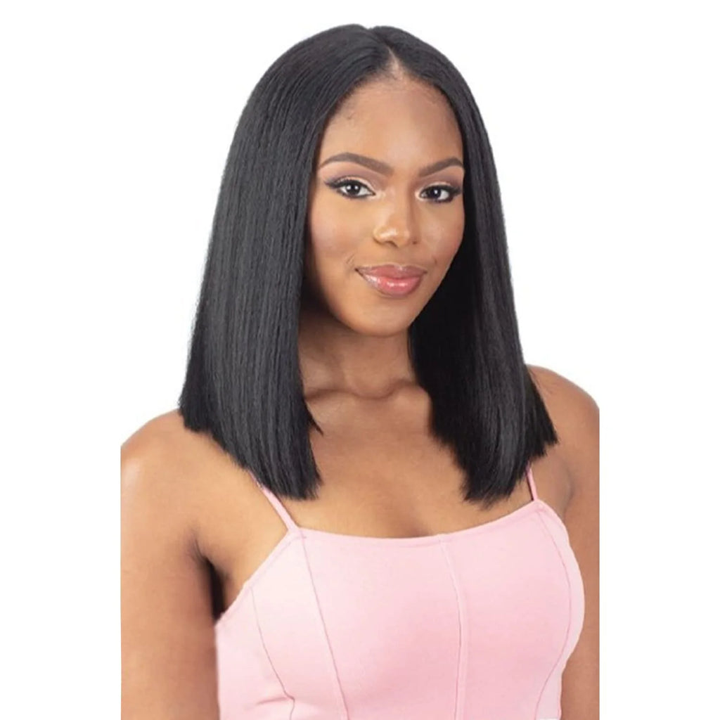 U Part Wig Natural Yaky Straight 14" H863