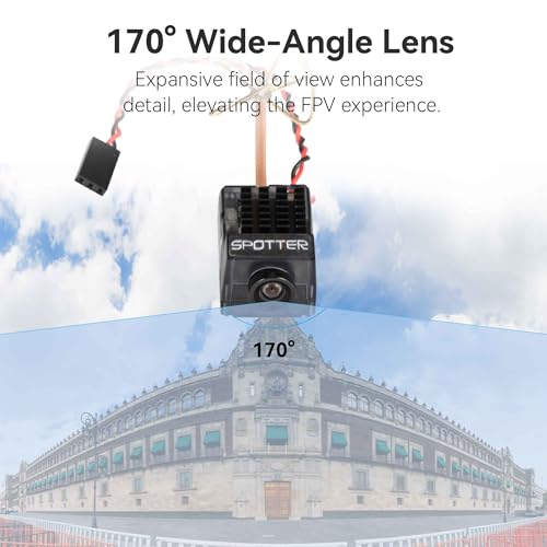 FPV Camera and Transmitter Kit, 5.8G Micro AIO Cam, 700TVL, 40CH V130714