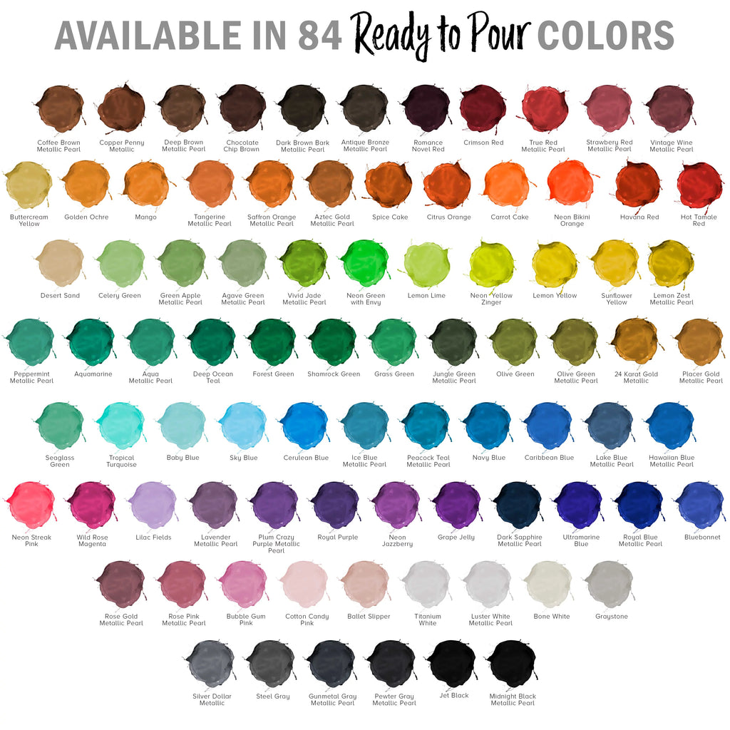24 Karat Gold Metallic Acrylic Pouring Paint 64-Ounce A588922