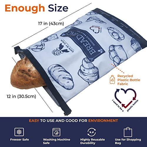2 Packs Reusable Bread Bags Y6282