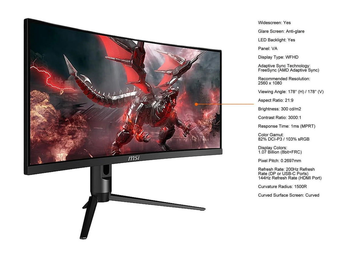 30" Curved Gaming Monitor R913