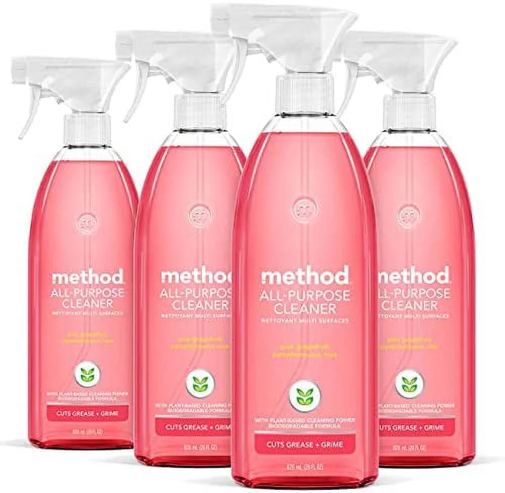 Pink Grapefruit All-Purpose Cleaner Spray, 28 oz (Pack of 4) G687092