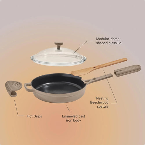 10-Inch Enameled Cast Iron Skillet L23273