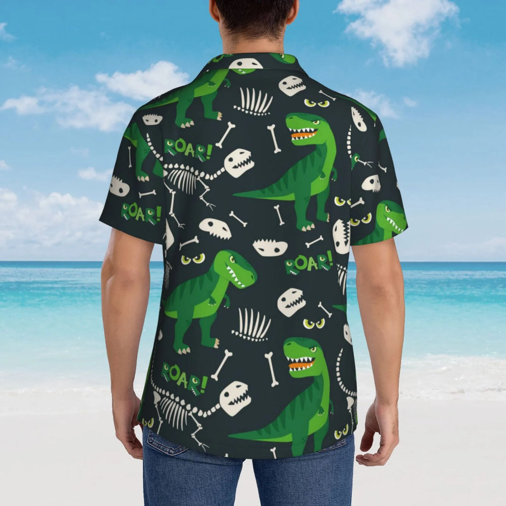 Hawaiian Shirt Men Casual Button Down Short Sleeve Z663144