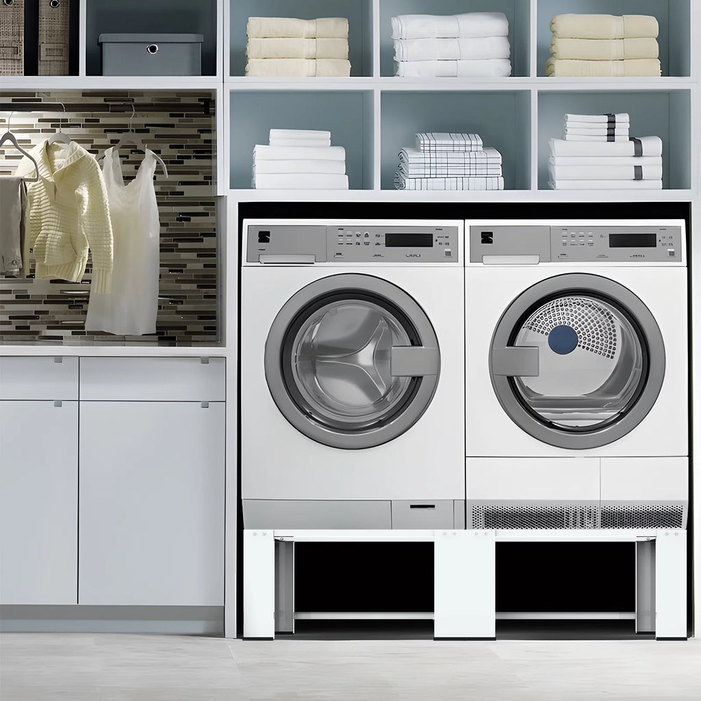 White 2-in-1 Laundry Pedestal B60097
