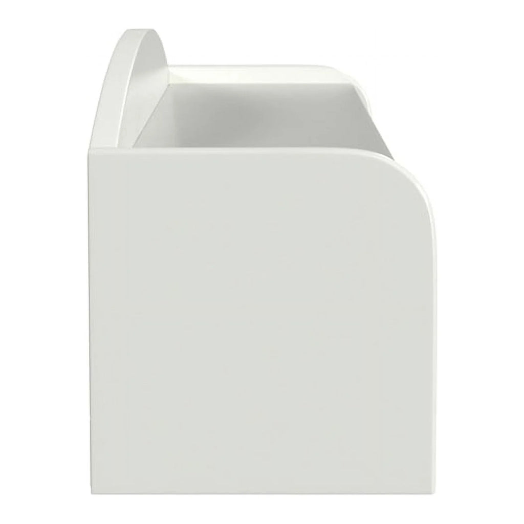 Bright White Engineered Hardwood Desk Hutch O84497