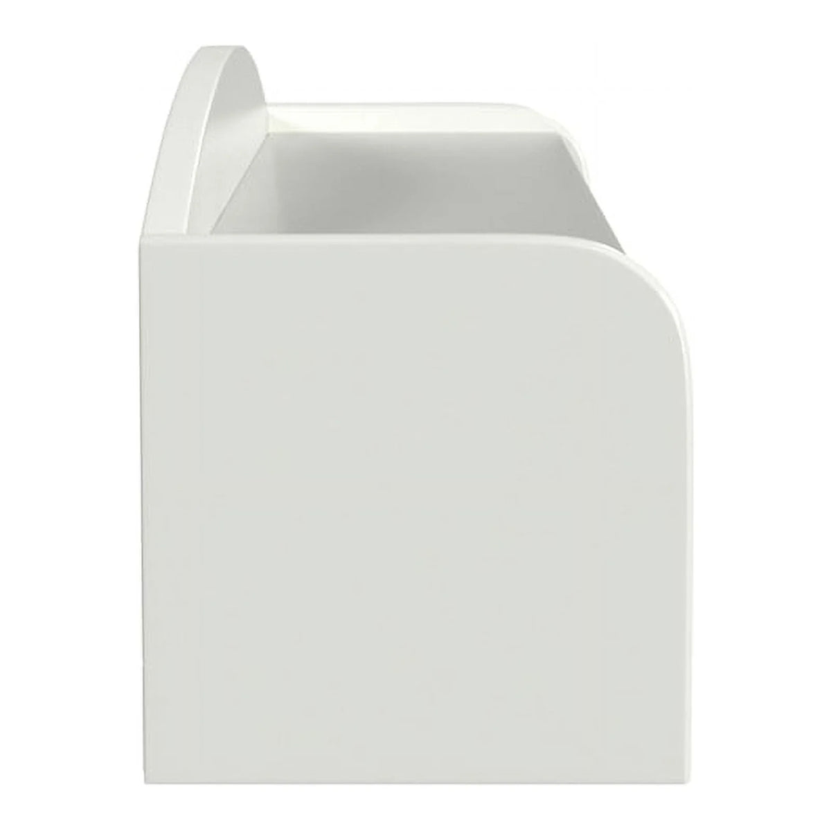 Bright White Engineered Hardwood Desk Hutch O84497
