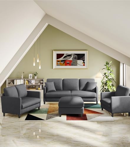 83" Beige Teddy Fleece Loveseat Sofa B588