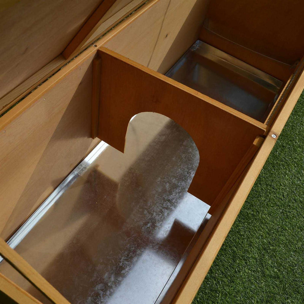 Wooden Rabbit Hutch Z382