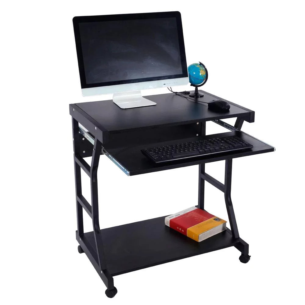 Black Computer Workstation Desk K95782