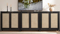 Rattan Sideboard Buffet Credenza Cabinet with Storage H801087