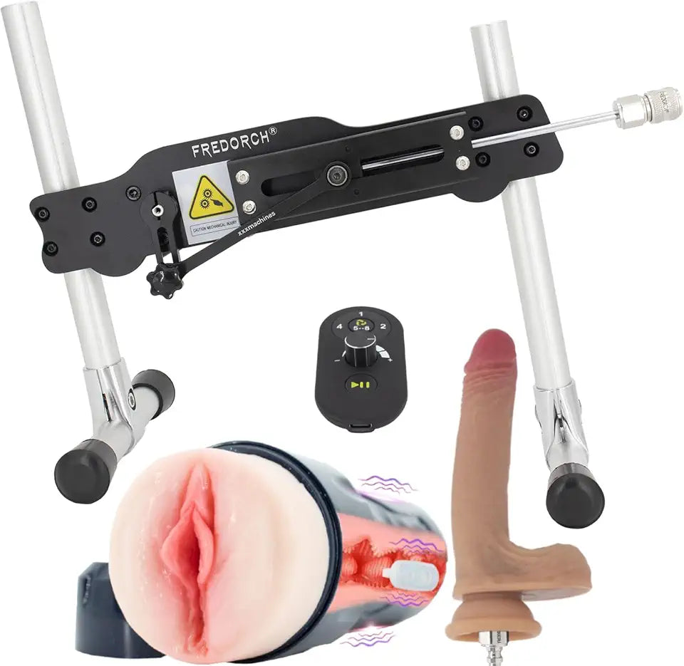 Adjustable Realistic Female Sex Machine with Remote Control G585678