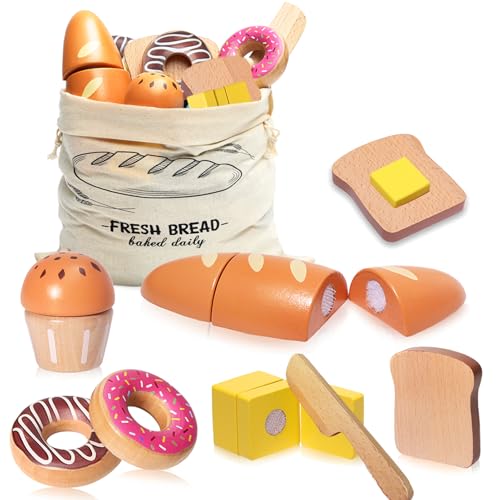 Wooden Bakery Playset with Storage Bag A846