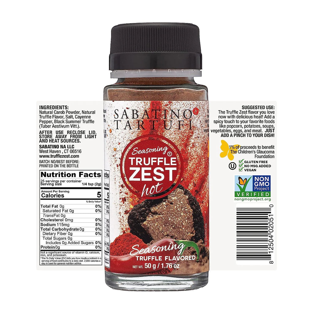 Hot Truffle Zest Seasoning, 1.76 oz B87237