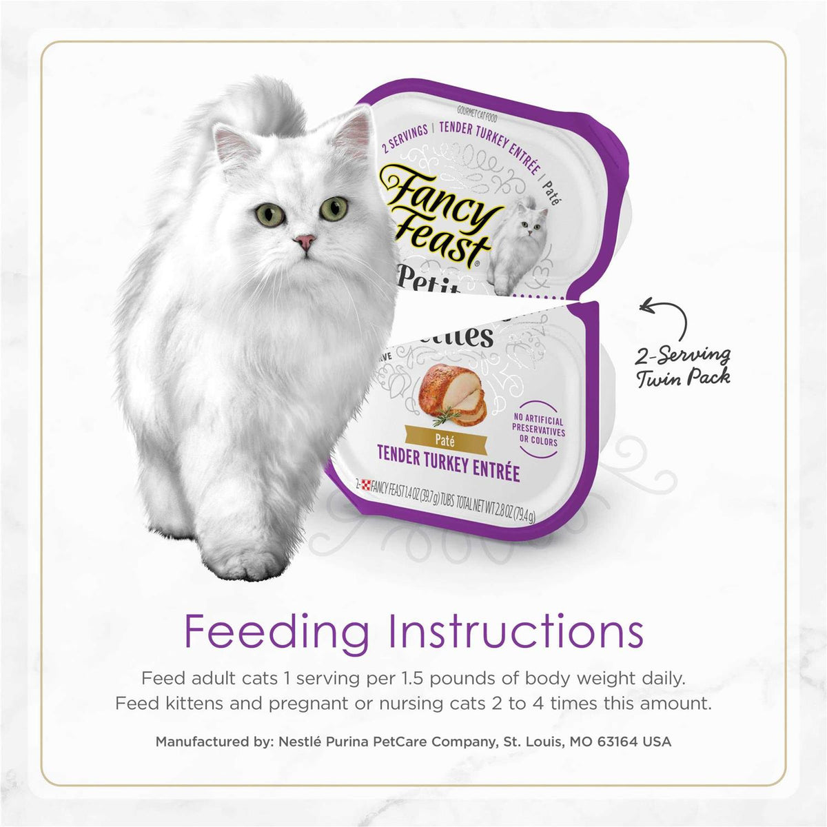 Tender Turkey Pate Wet Cat Food A32073