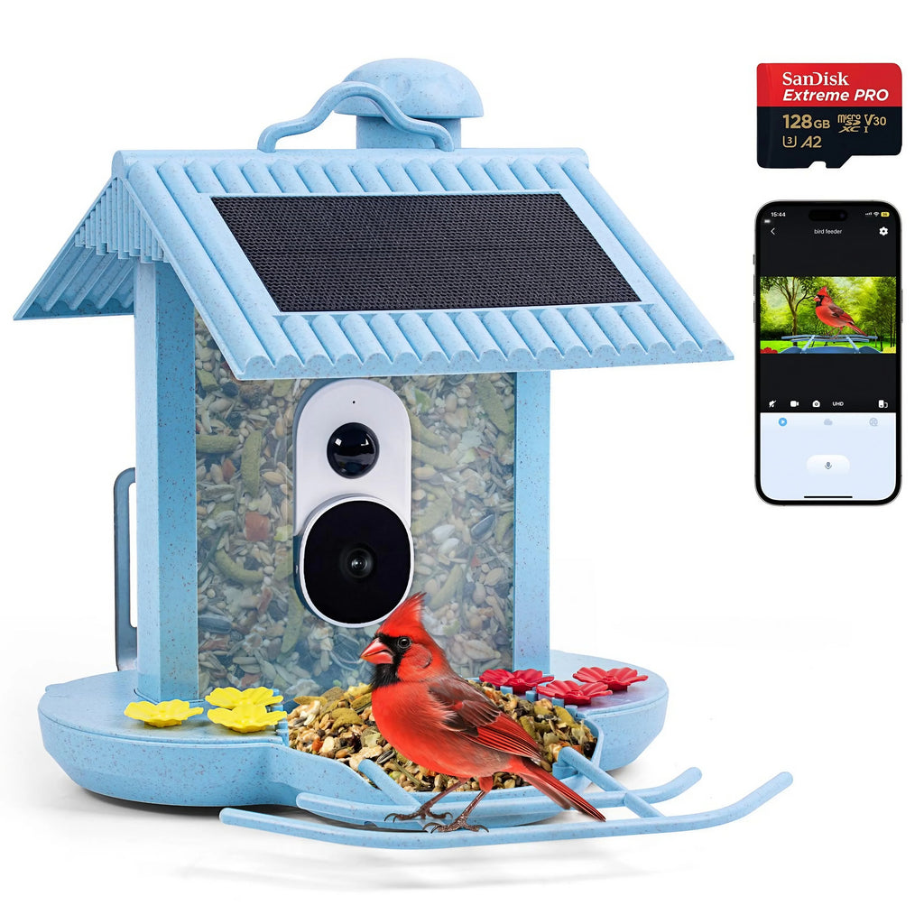 Smart Bird Feeder with Camera Solar E5312
