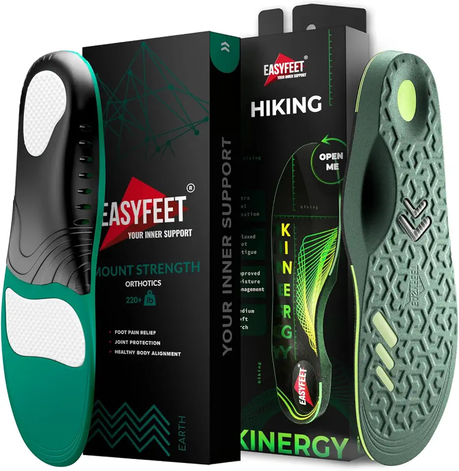High Arch Support Insoles with Hiking Boot Inserts Size L T61037