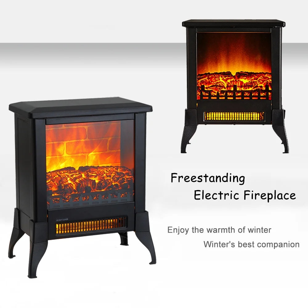 14" Freestanding Electric Fireplace Heater M228