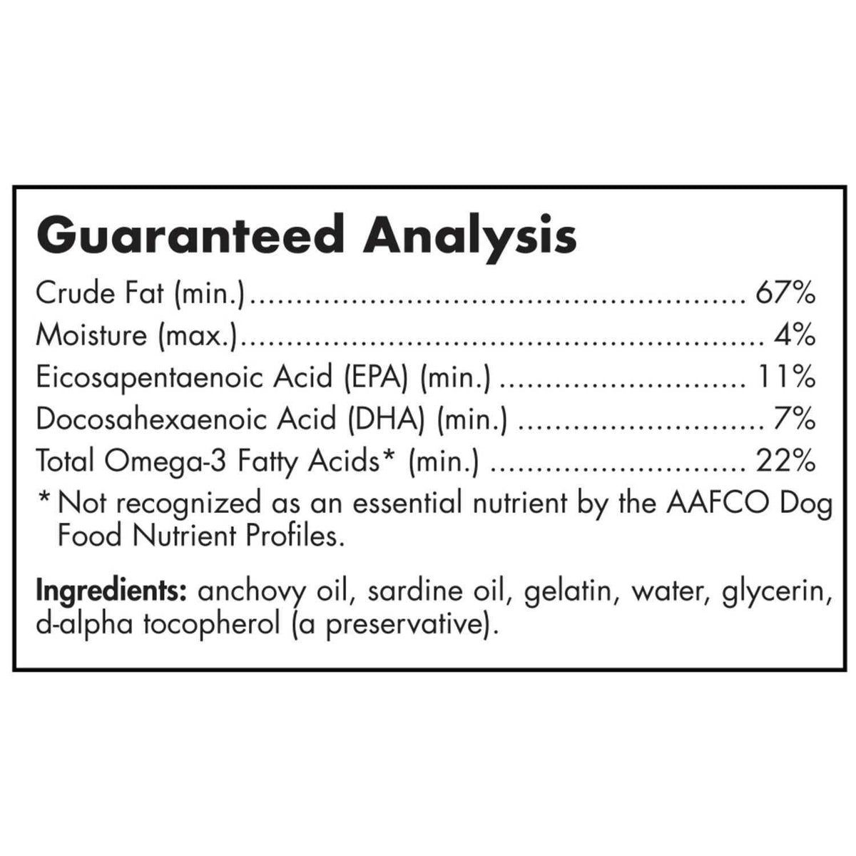 Omega 3 Pet C137072