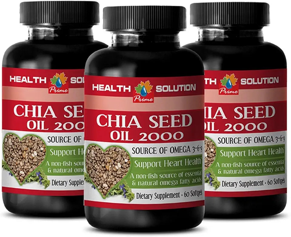 Chia Seed Oil 2000 mg 180 Capsules R127523