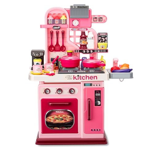 Pink 53 Pc Kids Kitchen Playset Z3291